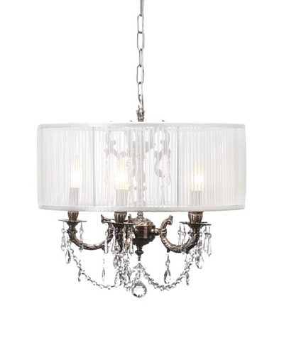 Swarovski Chandeliers by Gold Coast Lighting Allison Chandelier, Pewter