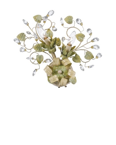 Gold Coast Lighting Champagne Green Tea Wall Sconce