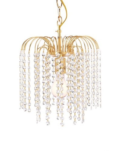 Gold Coast Lighting Cascading Chandelier, Gold