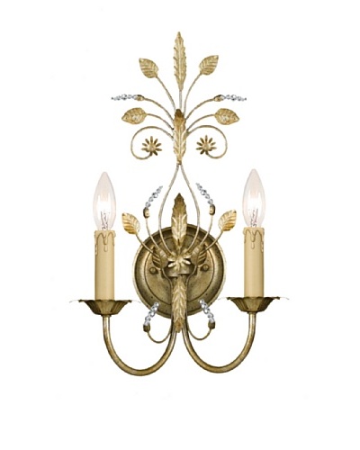 Gold Coast Lighting Tabitha Wall Sconce, Gold