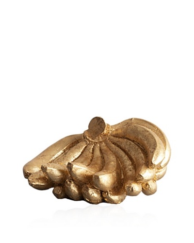 Gold Leaf Design Gilded Resin Banana Cluster