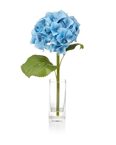 Winward Hydrangea In Rectangle Vase