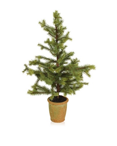 New Growth Designs Faux Tabletop Coastal Pine Tree