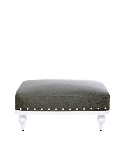 Grange Paris Pouffe Ottoman, White