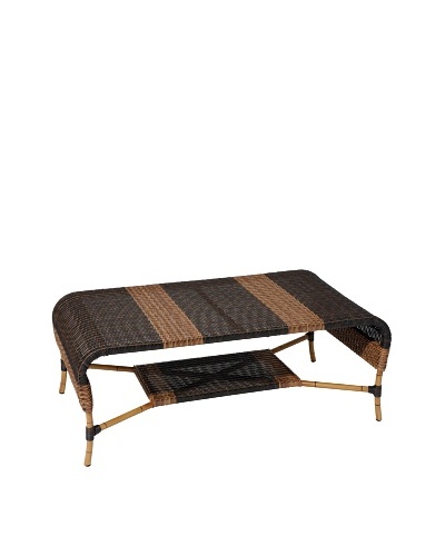 Grange Velum Low Coffee Table, Black/Mocha