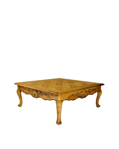 Grange Square Parquet Top Cocktail Table, OakAs You See