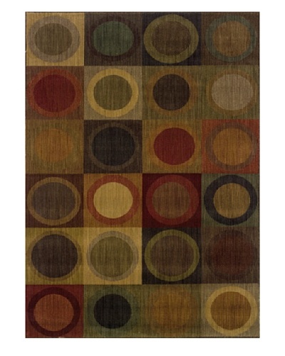 Granville Rugs Tuscany Rug [Beige/Red/Green/Gold]