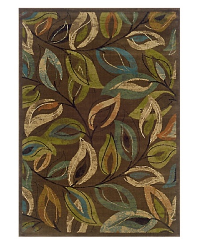 Granville Rugs Aiden Rug, Brown/Multi, 5′ x 7′ 6″