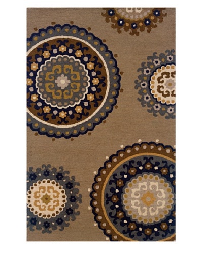 Granville Rugs Floral Garden Rug