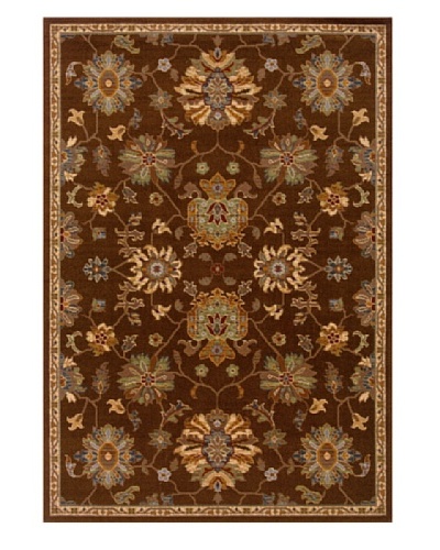 Granville Rugs Ashley Rug [Brown/Tan/Rust/Gold/Blue]