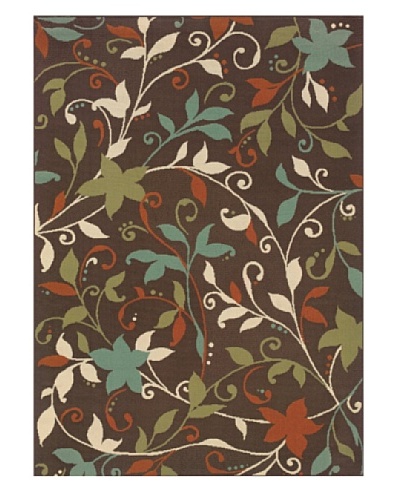 Granville Rugs Monterey Indoor/Outdoor Area Rug [Brown Multi]