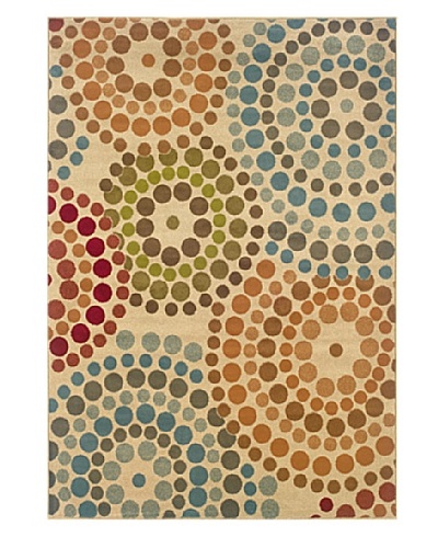 Granville Rugs Aiden Rug, Cream/Multi, 7' 10 x 10'