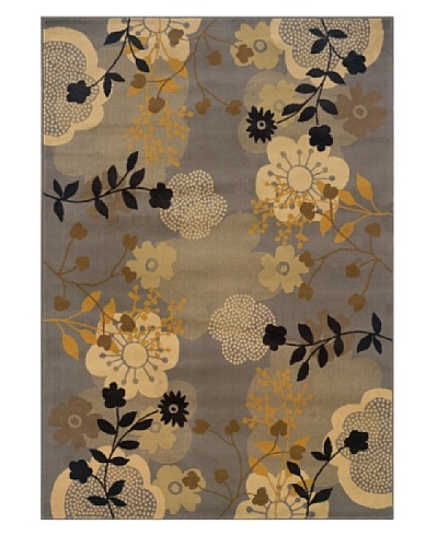 Granville Rugs Emma Rug [Grey/Gold/Tan/Black]