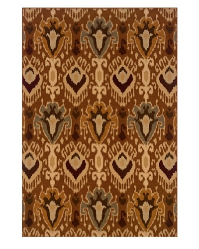 Granville Rugs Ashley Rug [Red/Gold/Beige/Brown/Grey]