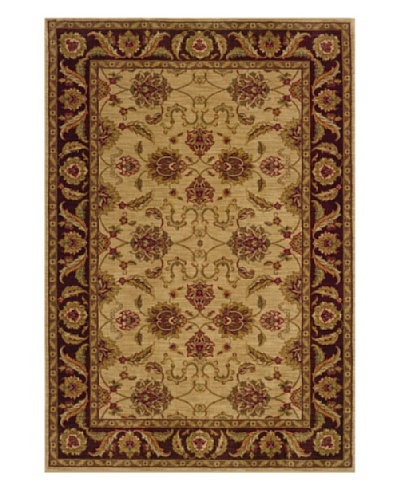 Granville Rugs Tuscany Rug [Beige/Red/Green/Gold]