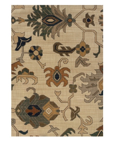 Granville Rugs Morocco Rug [Grey/Beige/Gold/Navy/Green]