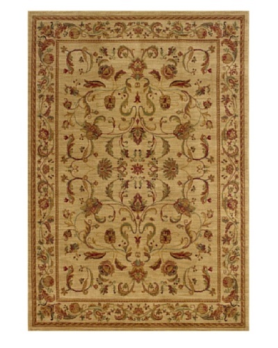 Granville Rugs Tuscany Rug [Beige/Red/Green/Gold]