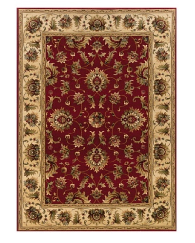 Granville Rugs Canterbury Rug [Red/Cream]