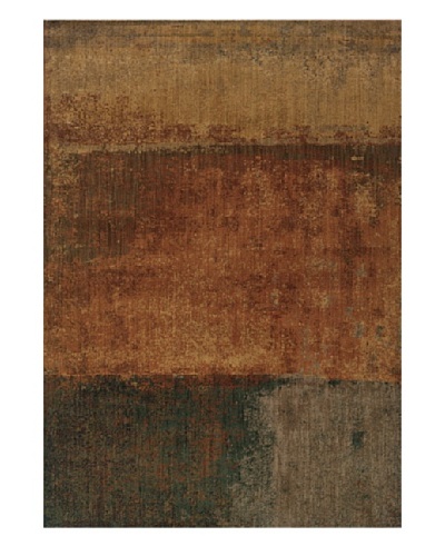 Granville Rugs Morocco Rug [Gold/Navy/Grey/Tan/Green]