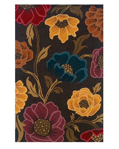 Granville Rugs Floral Garden Rug