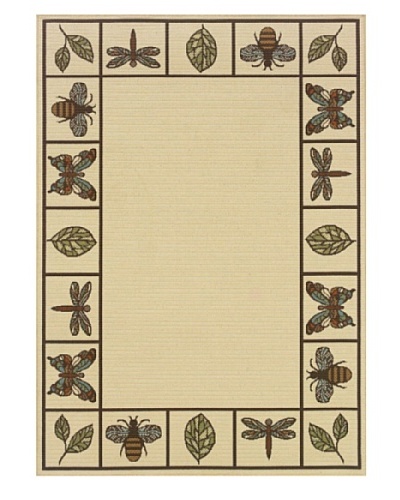 Granville Rugs Monterey Indoor/Outdoor Area Rug [Cream Multi]