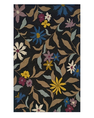 Granville Rugs Floral Garden Rug