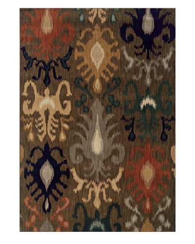 Granville Rugs Morocco Rug [Grey/Beige/Gold/Navy/Green]