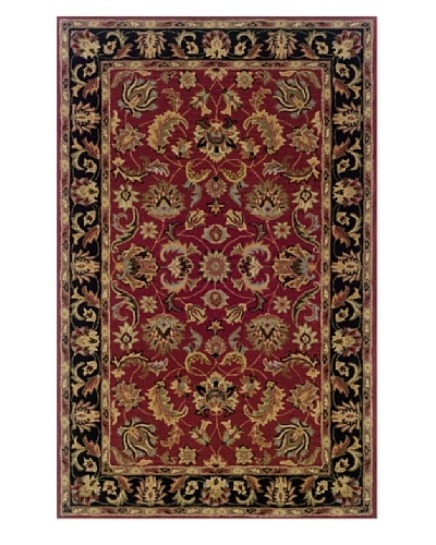 Granville Rugs York Rug [Black/Red/Brown/Green/Blue]