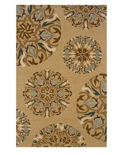 Granville Rugs Floral Garden Rug