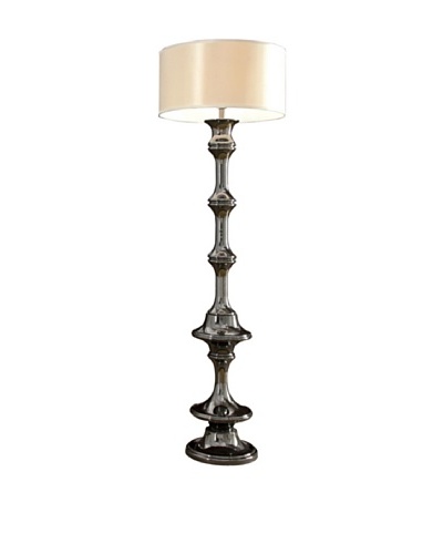 Greenwich Lighting Presha Floor Lamp, Black Nickel