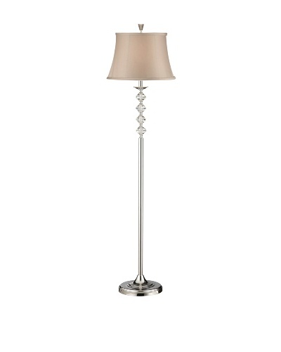 Greenwich Lighting Celena Floor Lamp, Chrome