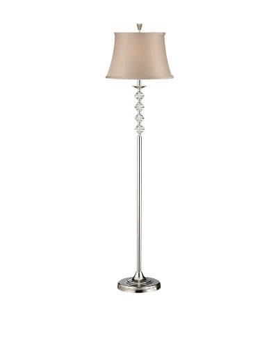 Greenwich Lighting Celena Floor Lamp, Chrome