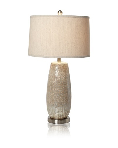 Greenwich Lighting Melrose Table Lamp, Rouen SilverAs You See