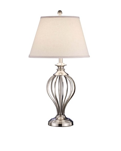 Greenwich Lighting Fairview Table Lamp, Brushed NickelAs You See