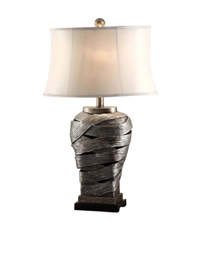 Greenwich Lighting Rossi Table Lamp, Toasted Silver