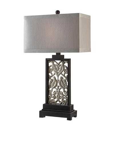 Morgan Table Lamp, Toasted Silver/IronAs You See