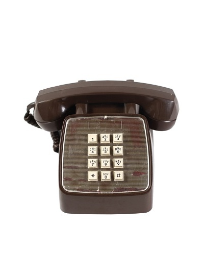 GTE Vintage Telephone, Brown