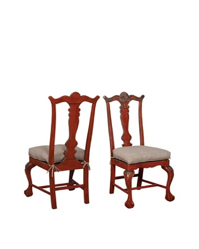 GuildMaster Set of 2 Chippendale Chairs