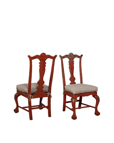 Guildmaster Set of 2 Chippendale Chairs