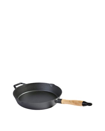 Guro Cast Iron Pan, Black, 12″ dia.