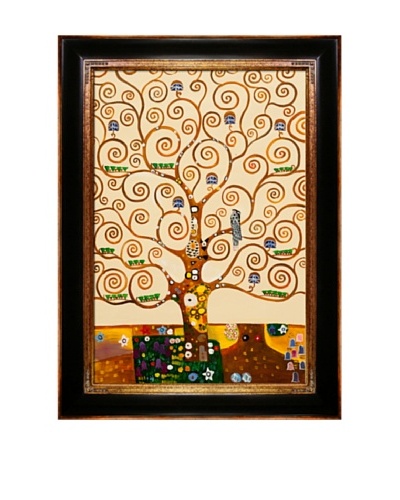 Gustav Klimt’s “Tree of Life” Framed Oil Painting