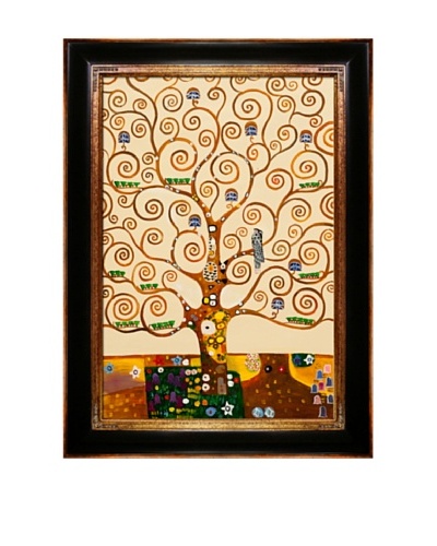 Gustav Klimt's Tree of Life Framed Oil Painting