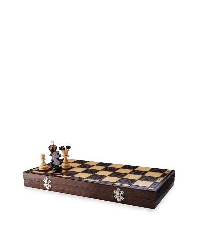 Hannibal Enterprises Handmade “Wood Burned” Chess Set