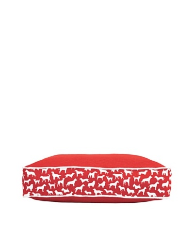Harry Barker Kennel Club Rectangular Bed, Red, Small