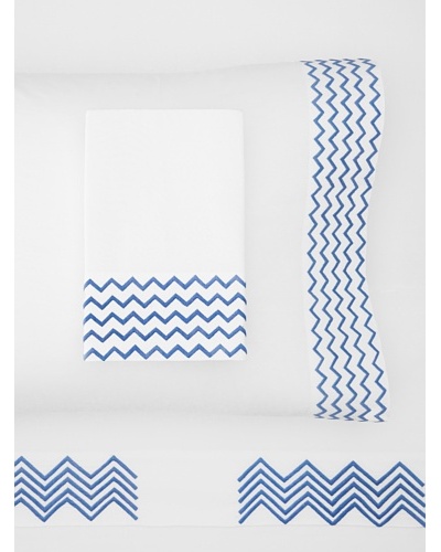 Haute Home Embroidered Zig Zag Sheet Set