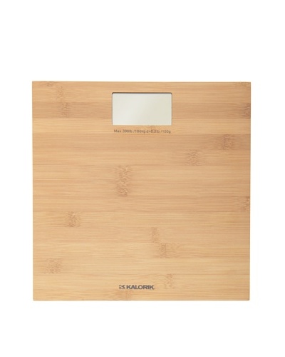 Kalorik Electronic Bamboo Bathroom Scale