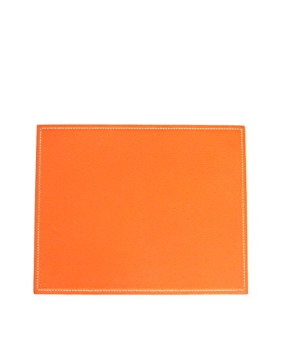 Hermès Leather Mouse Pad, Orange