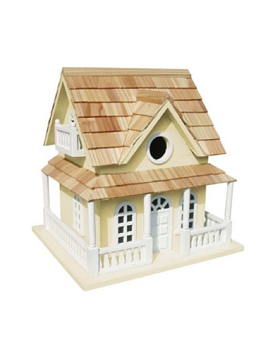 Home Bazaar Cape May Cottage Birdhouse, Yellow