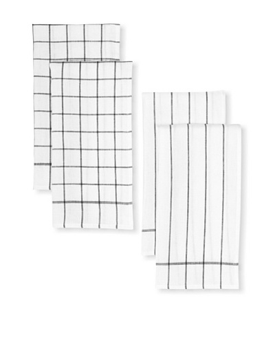 Winkler Set of 4 Classical Range Linen Kitchen Towels