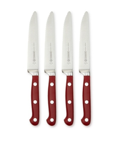 Mundial 5100 Series 4-Piece 5″ Serrated-Edge Steak Knife Set